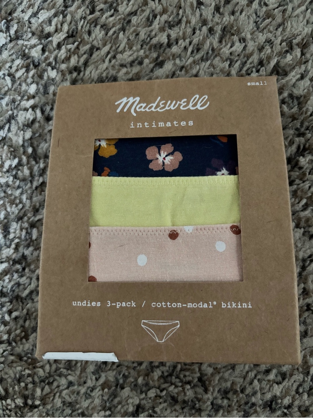 Madewell Kraft Brown Branded String-Closure Envelope Pouch